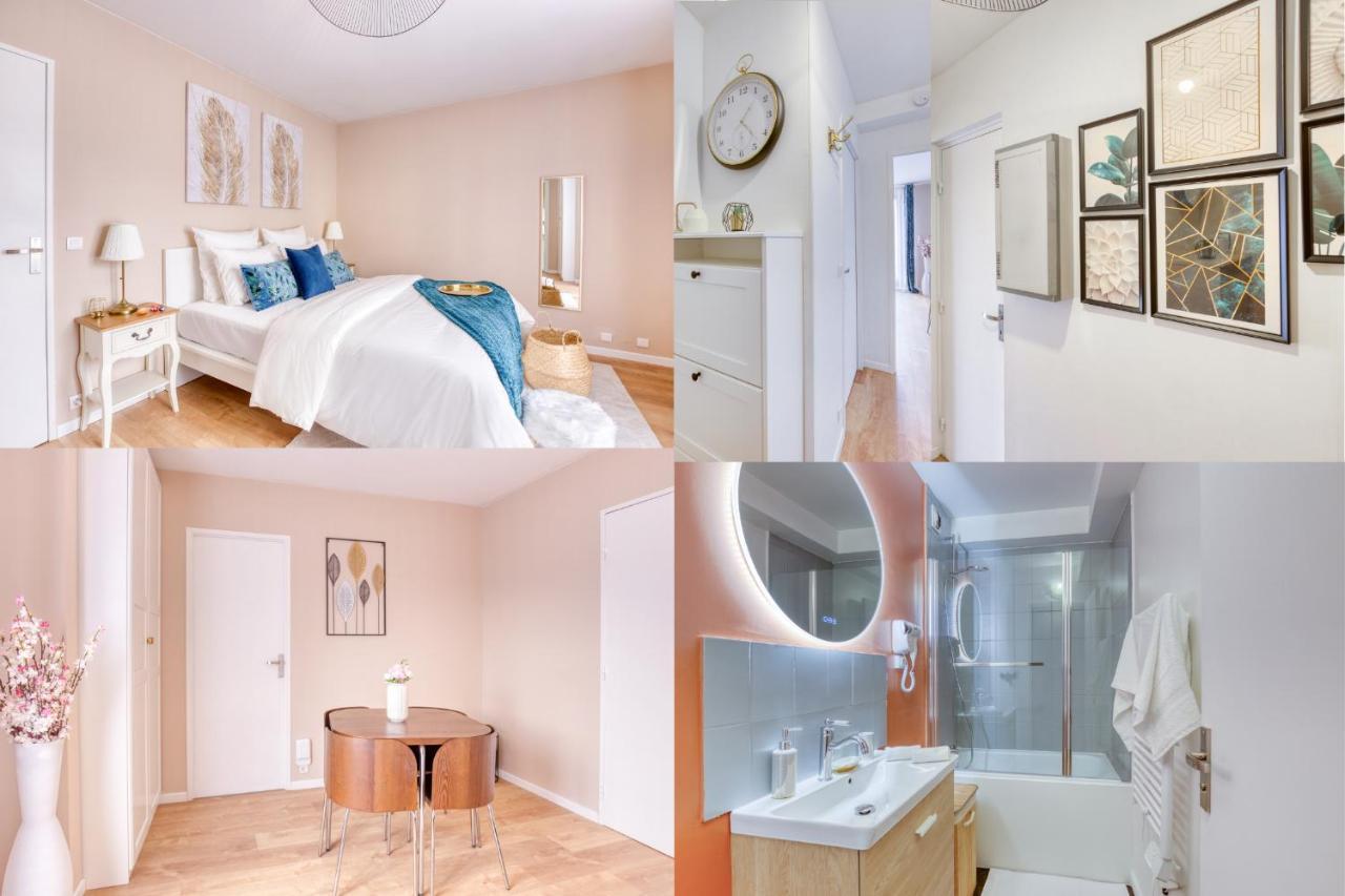 Studio Hotel - Lit King Size - Parking - Wifi - Proche Cdg Livry-Gargan Eksteriør bilde